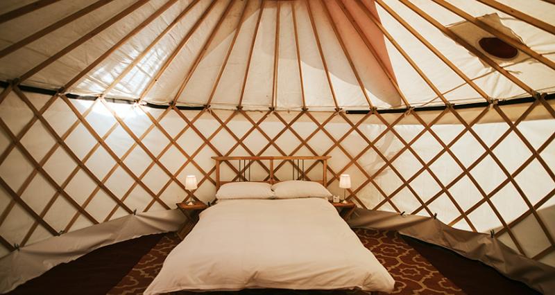 Porthilly Spirit Basic glamping Yurt