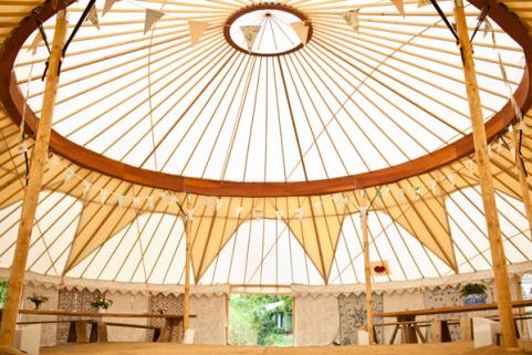 44ft yurt with stunning decor